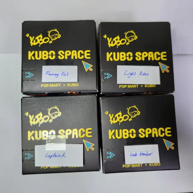 팝마트) KUBO SPACE 셀렉트 유어 캐릭터 피규어 4종