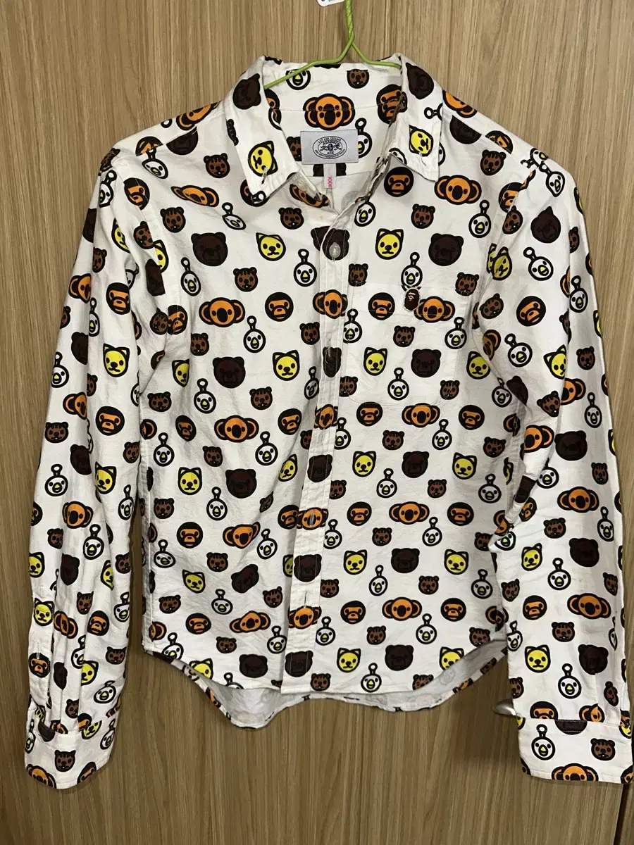 bape 베이프 베이비 마일로 패턴 뉴진스 해린 셔츠