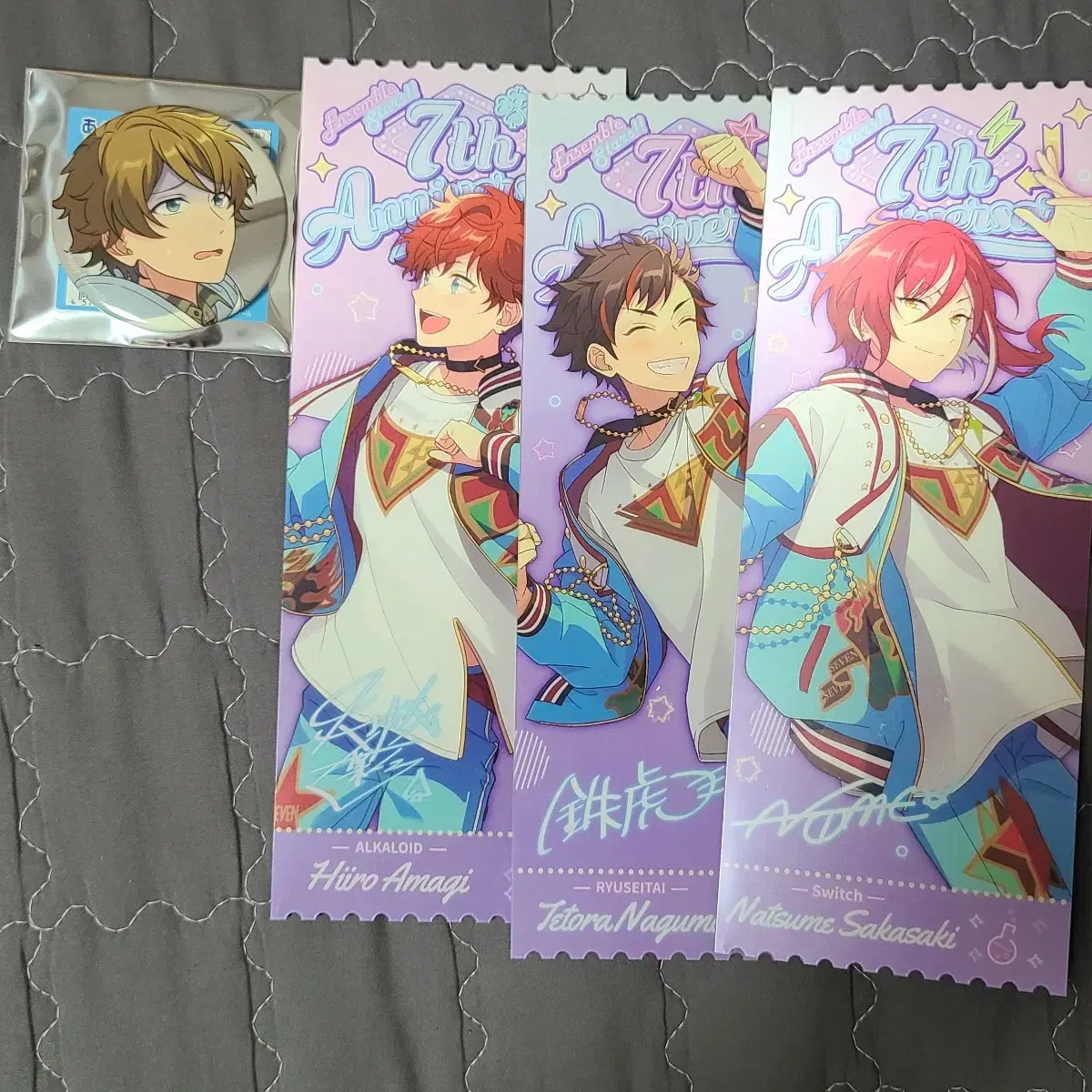 Angsta lenticular Ticket Canbadge bulk Midori Tetora Hiiro Natsume