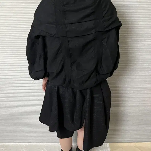 꼼데가르송 데미지 판초 케이프 comme des garcons