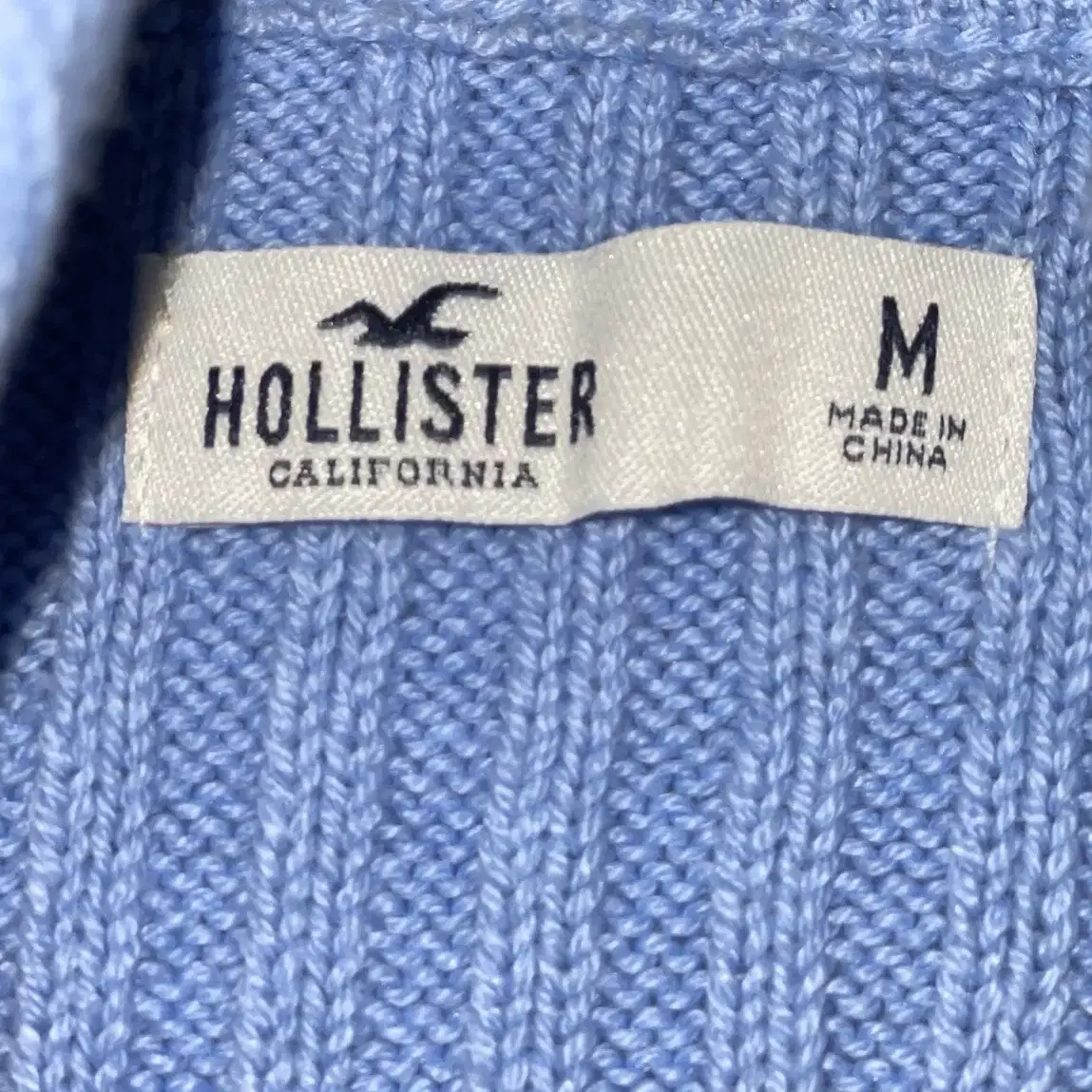 (새상품) Hollister 홀리스터 코튼 집업 가디건 M (55)