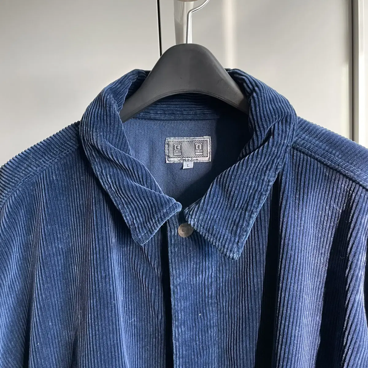 [L] CAVEMPT WHALE CORD JACKET BLUE