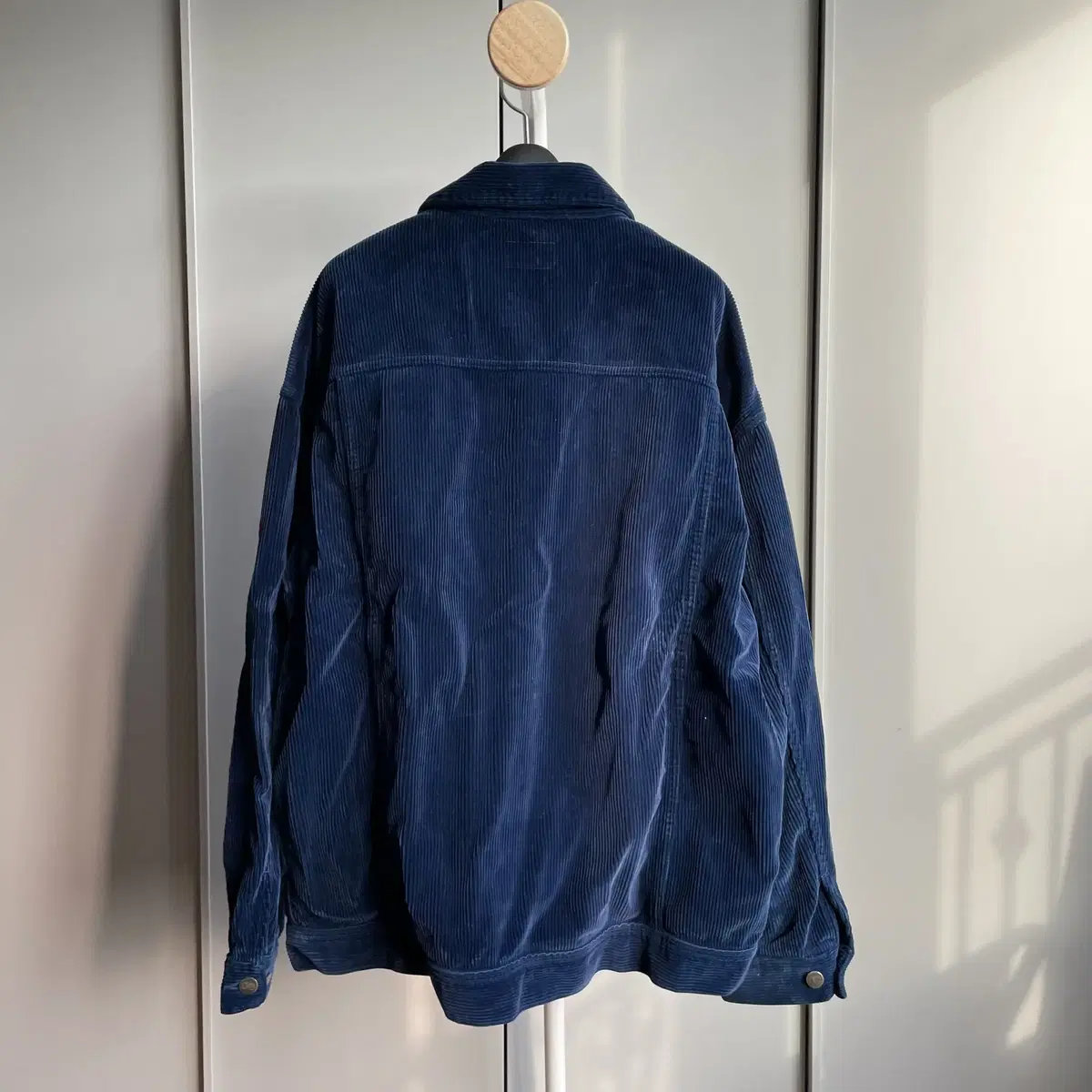 [L] CAVEMPT WHALE CORD JACKET BLUE