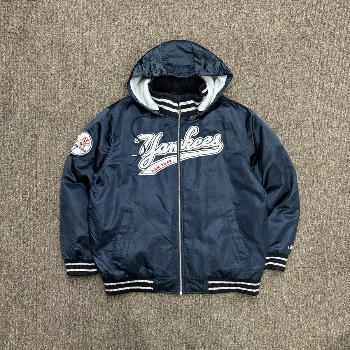 [L] 00s MLB Yankees Varsity Jacket