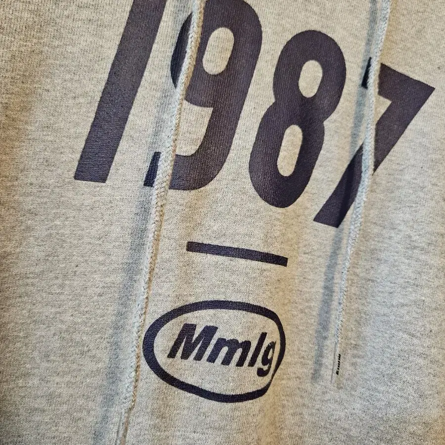 1987 mmlg 후드티 그레이