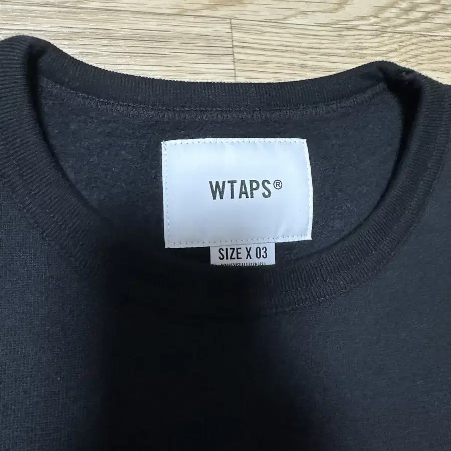 [3/L] Wtaps 더블탭스 BLANK CREW NECK