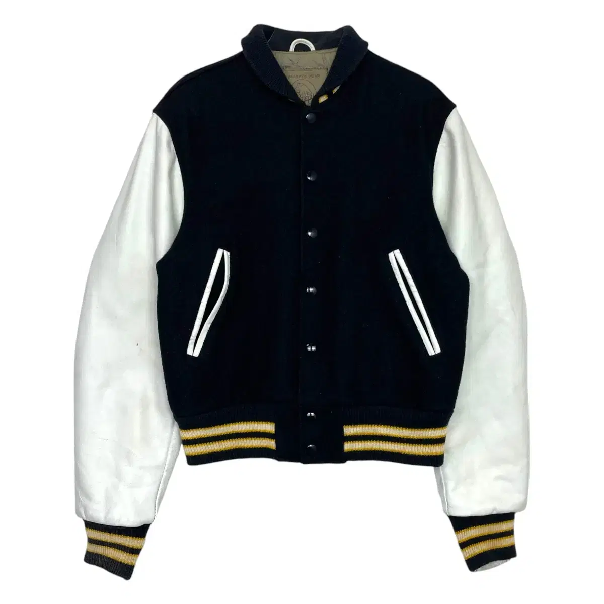 Golden Bear Leather Varsity Jacket