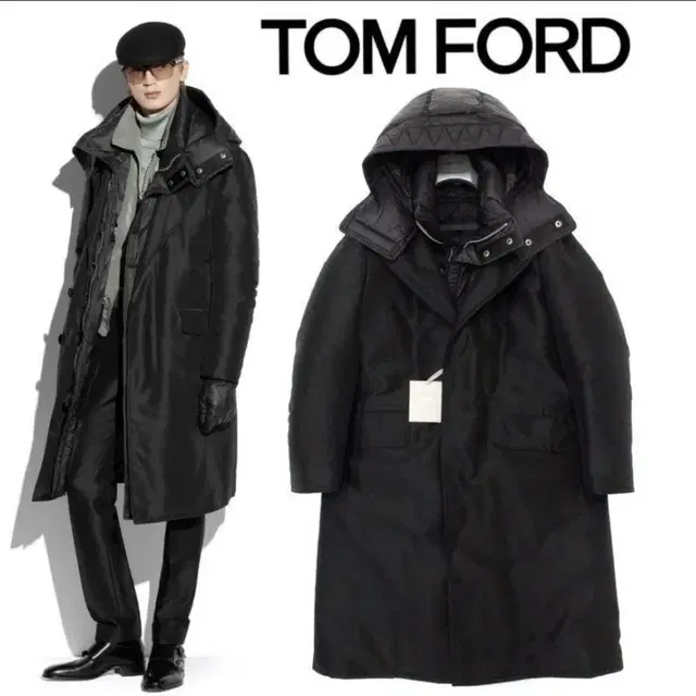 톰포드 (TOMFORD) 후드 롱패딩 자켓