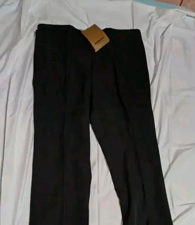 34 New Burberry Wool Slacks Black Pants Genuine Pants Wool Son Heung Min Model Suit Pants