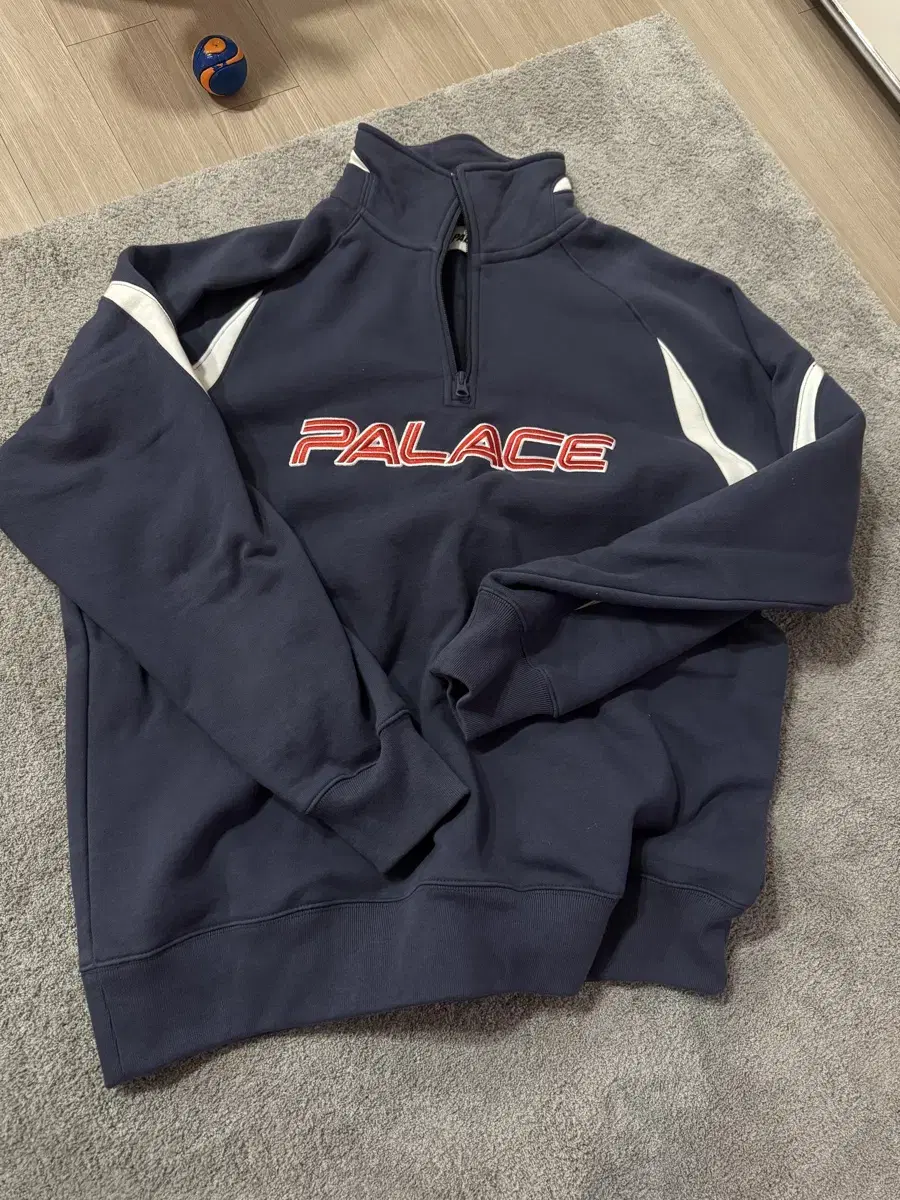 Pallas' Season It 1/4 Zip Up Logo Navy XL