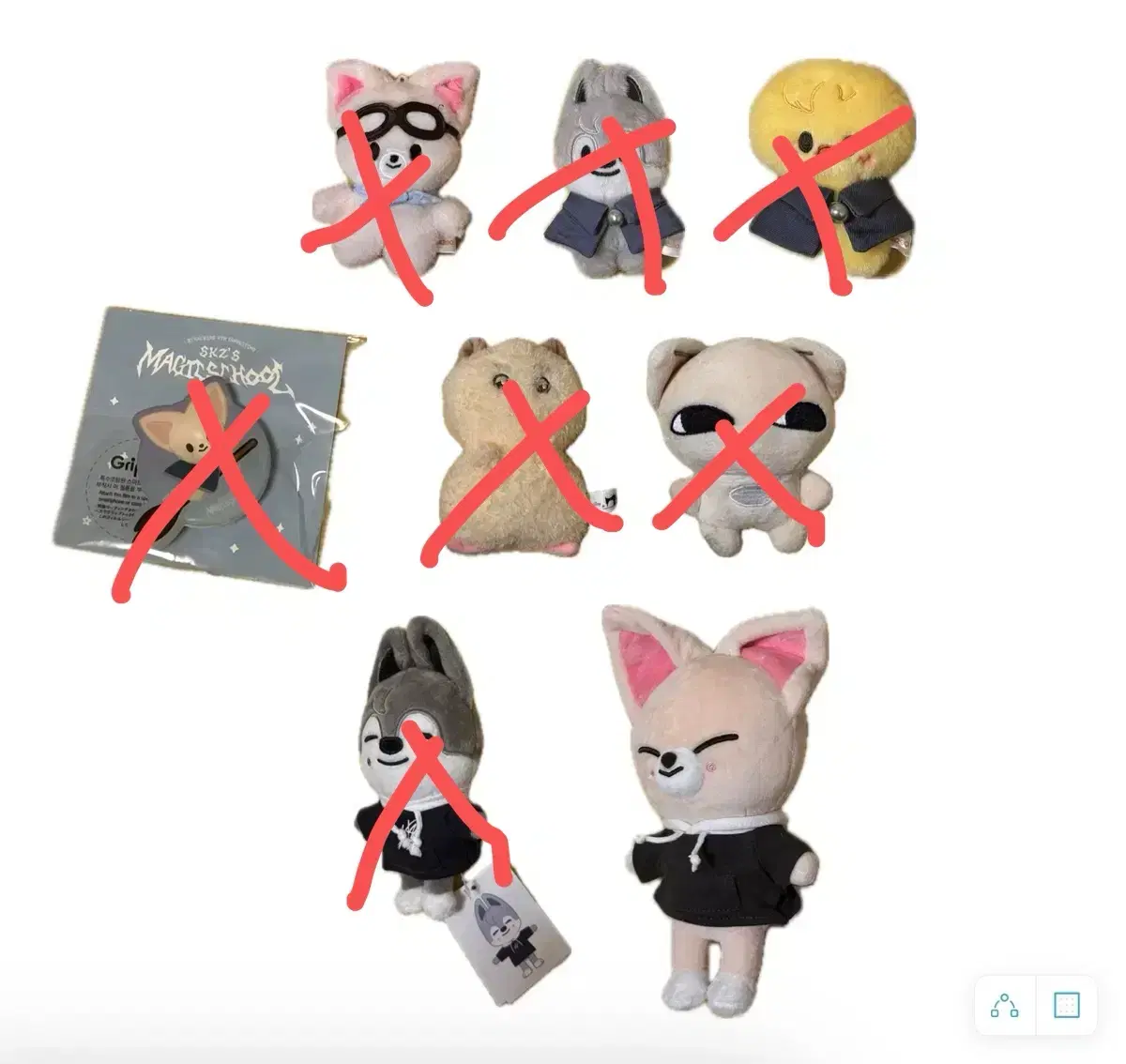 (급처)스트레이키즈 i.n bang chan felix doll 양어린녀석 한딱지