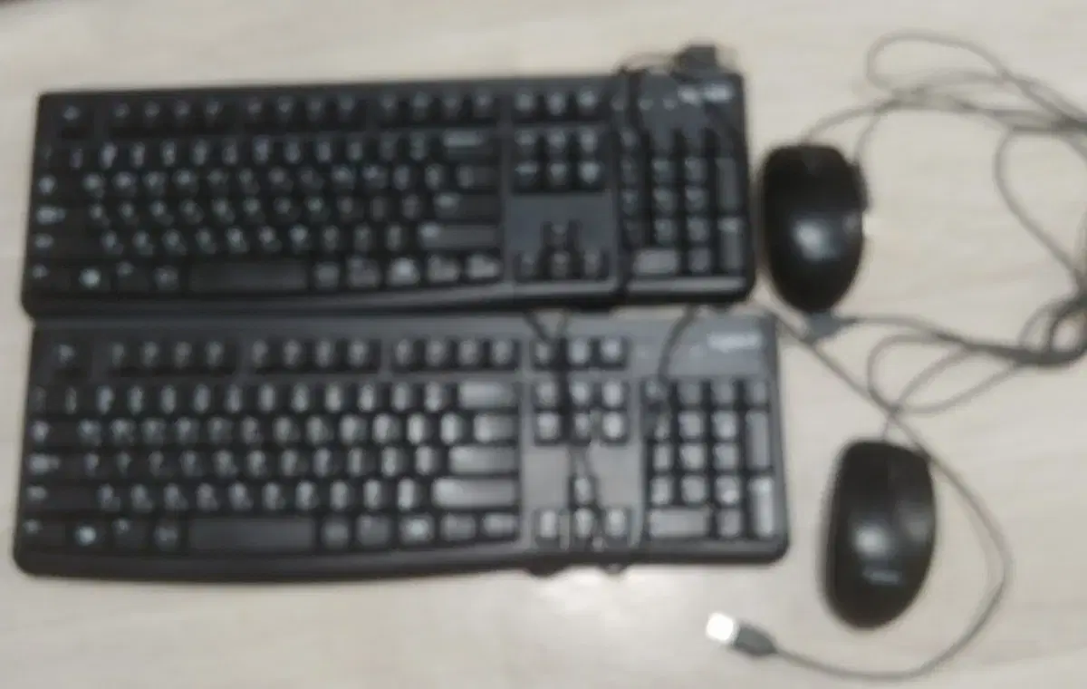 로지텍 Logitech k120 키보드 m90 마우스 2쎄트  일괄택포