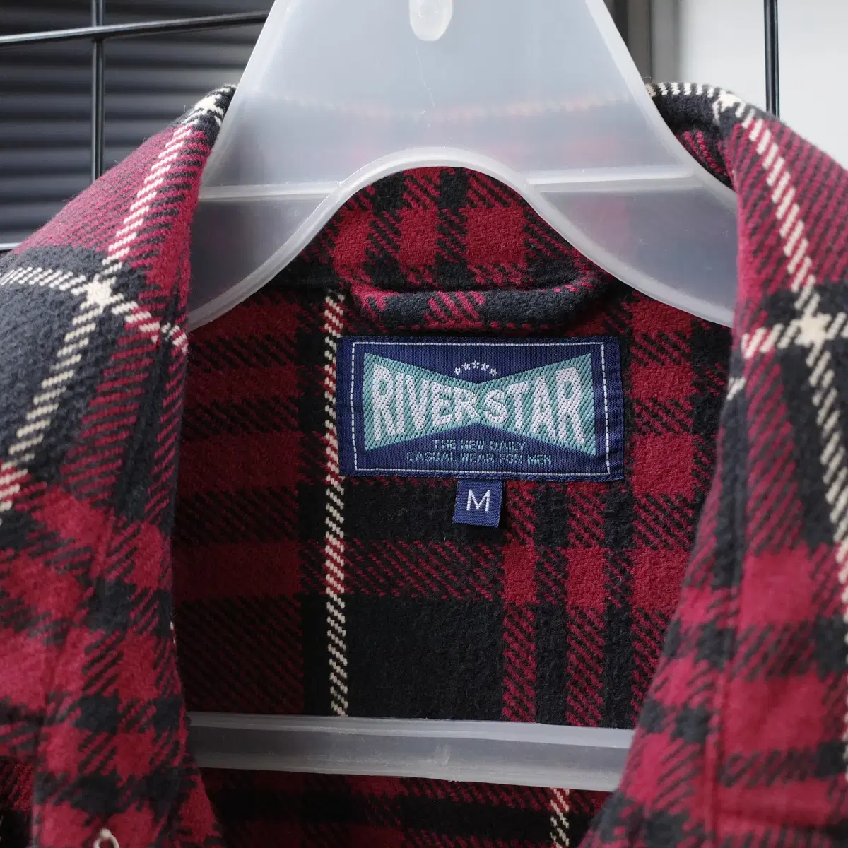 RIVER STAR 체크 셔츠,