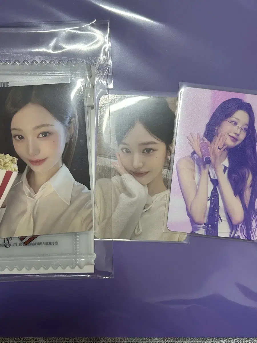 ive jang wonyoung cinema pop up photocard pouch 7만원특전