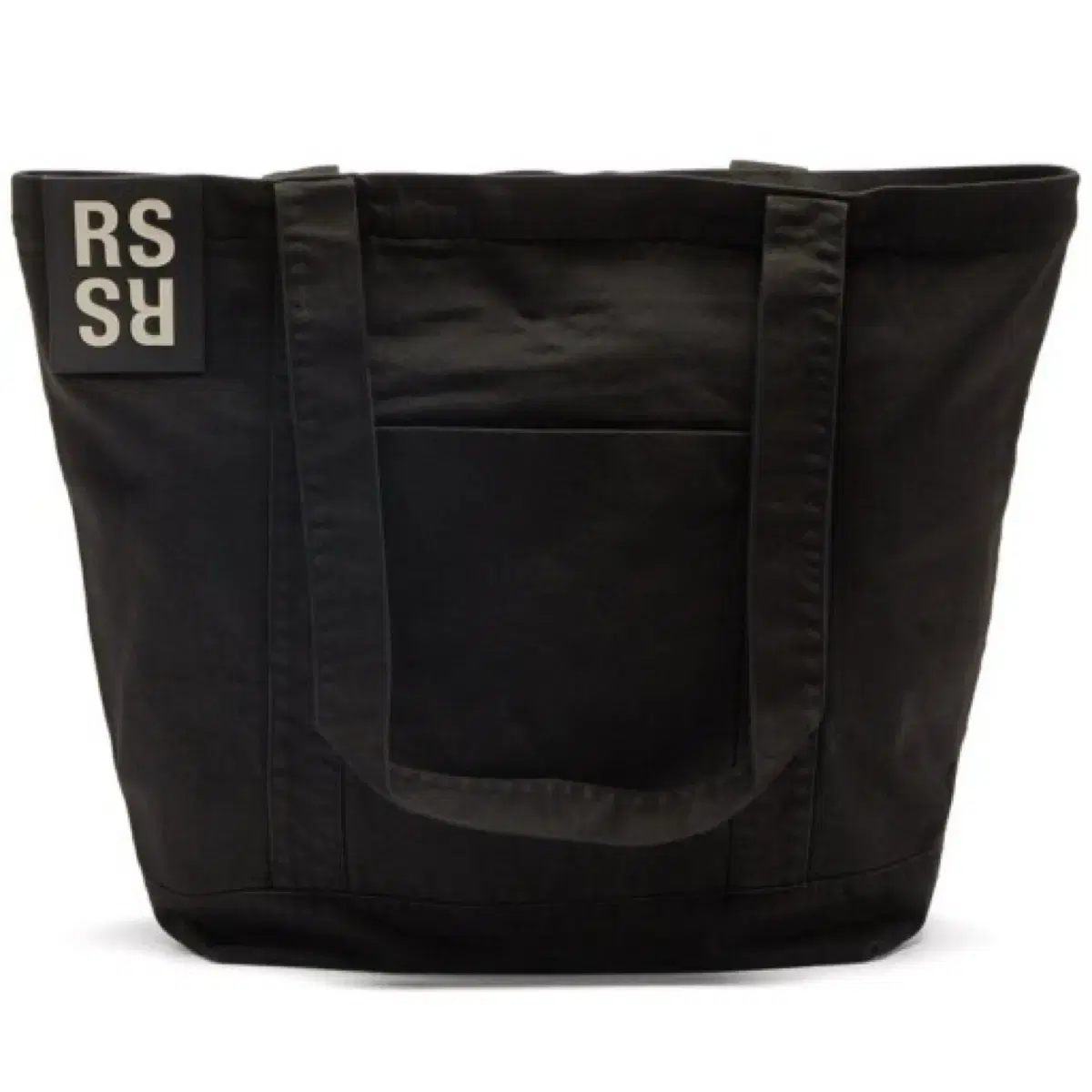 22SS Raf Simons RS Logo Leather Tote Bag