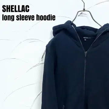 SHELLAC/ 셀락 롱 기장 롱 리브 후드티