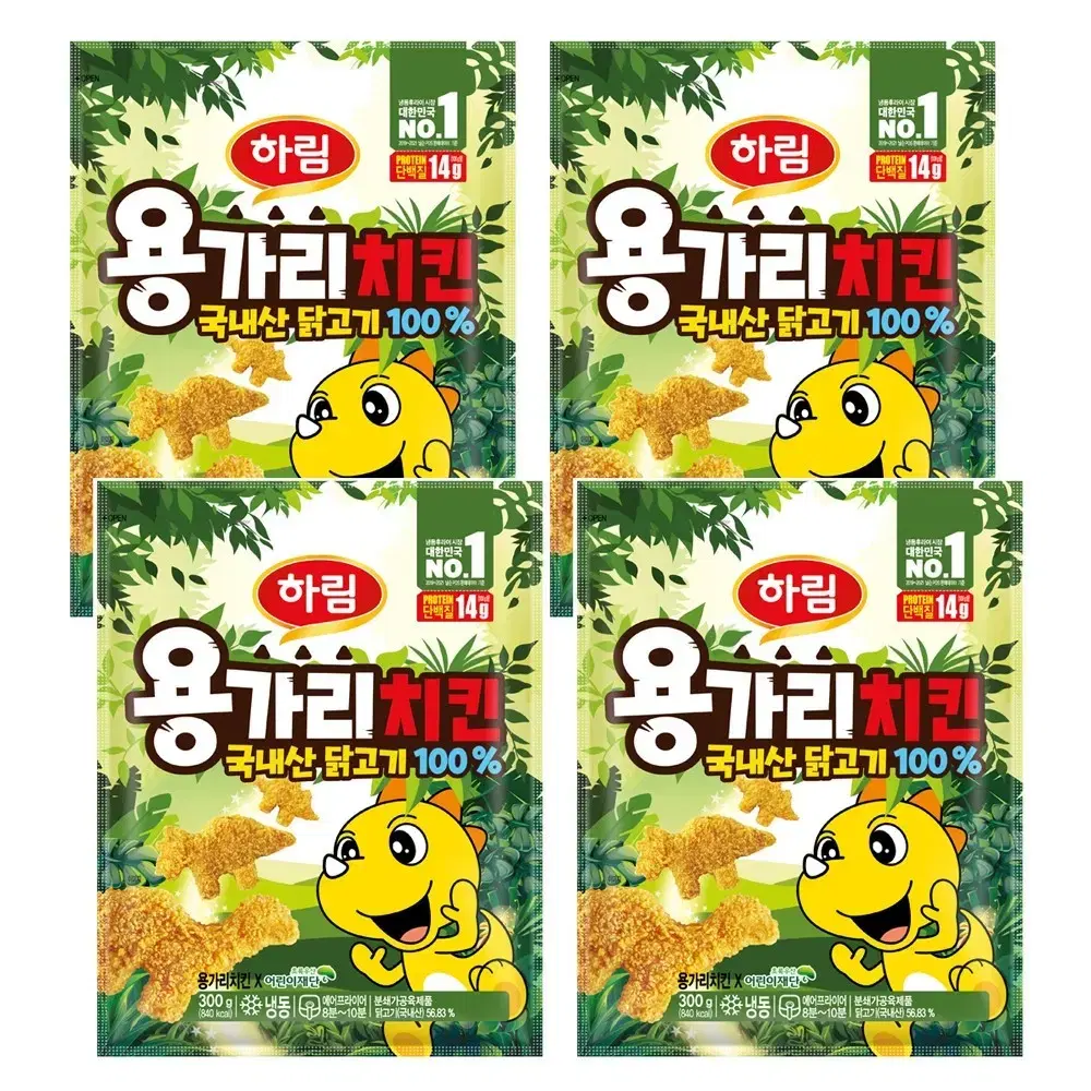 하림 용가리치킨 300g 4개