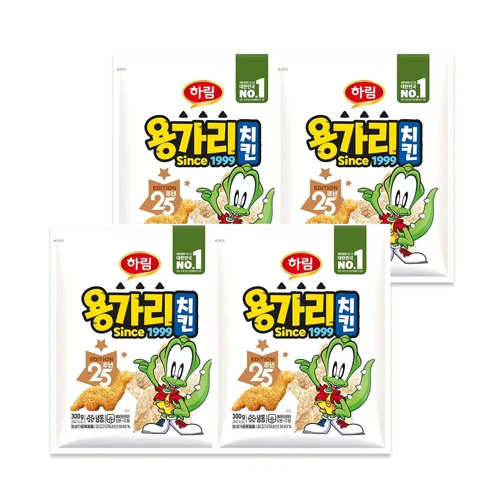 하림 용가리치킨 300g 4개