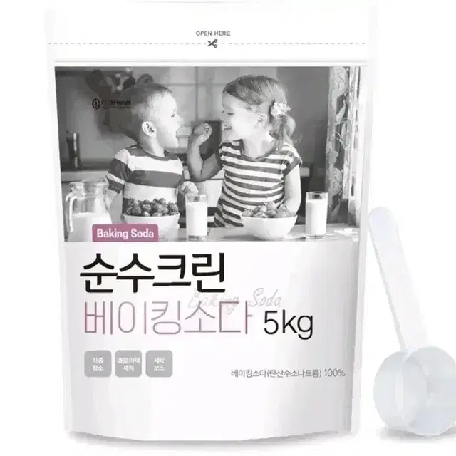 [무료배송] 베이킹소다 5KG + 스푼 1개