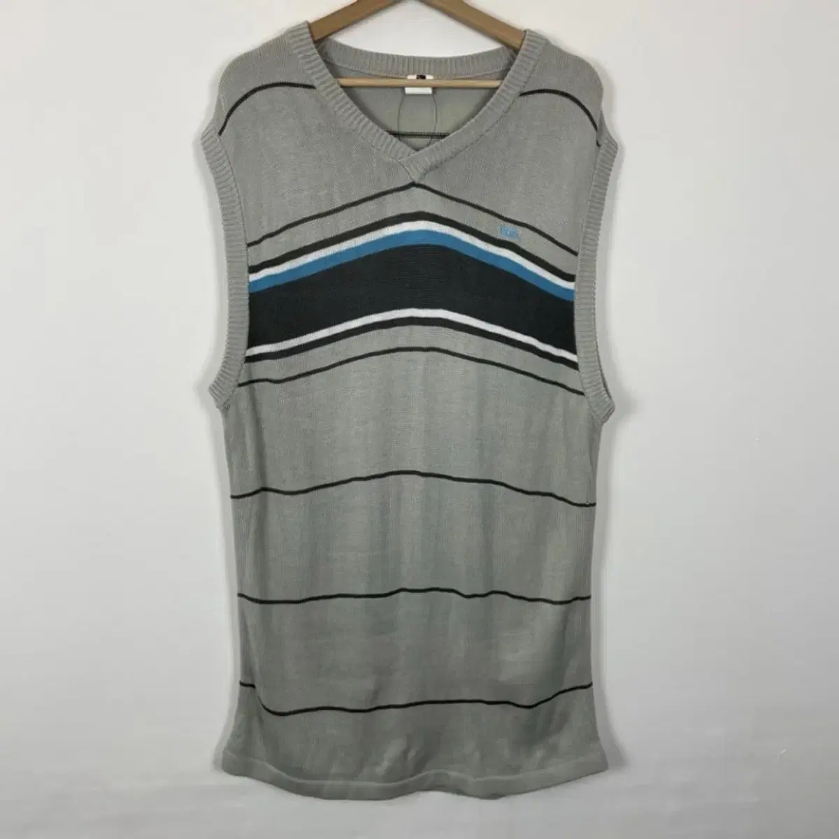 Vans Striped Long Knit Vest