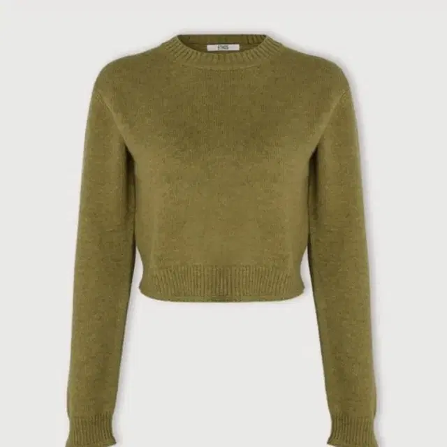 ETHOS SOFTLY CROP KNIT (OLIVE)