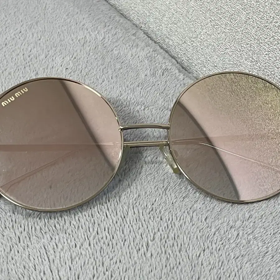 Miu Miu - round mirror sunglasses