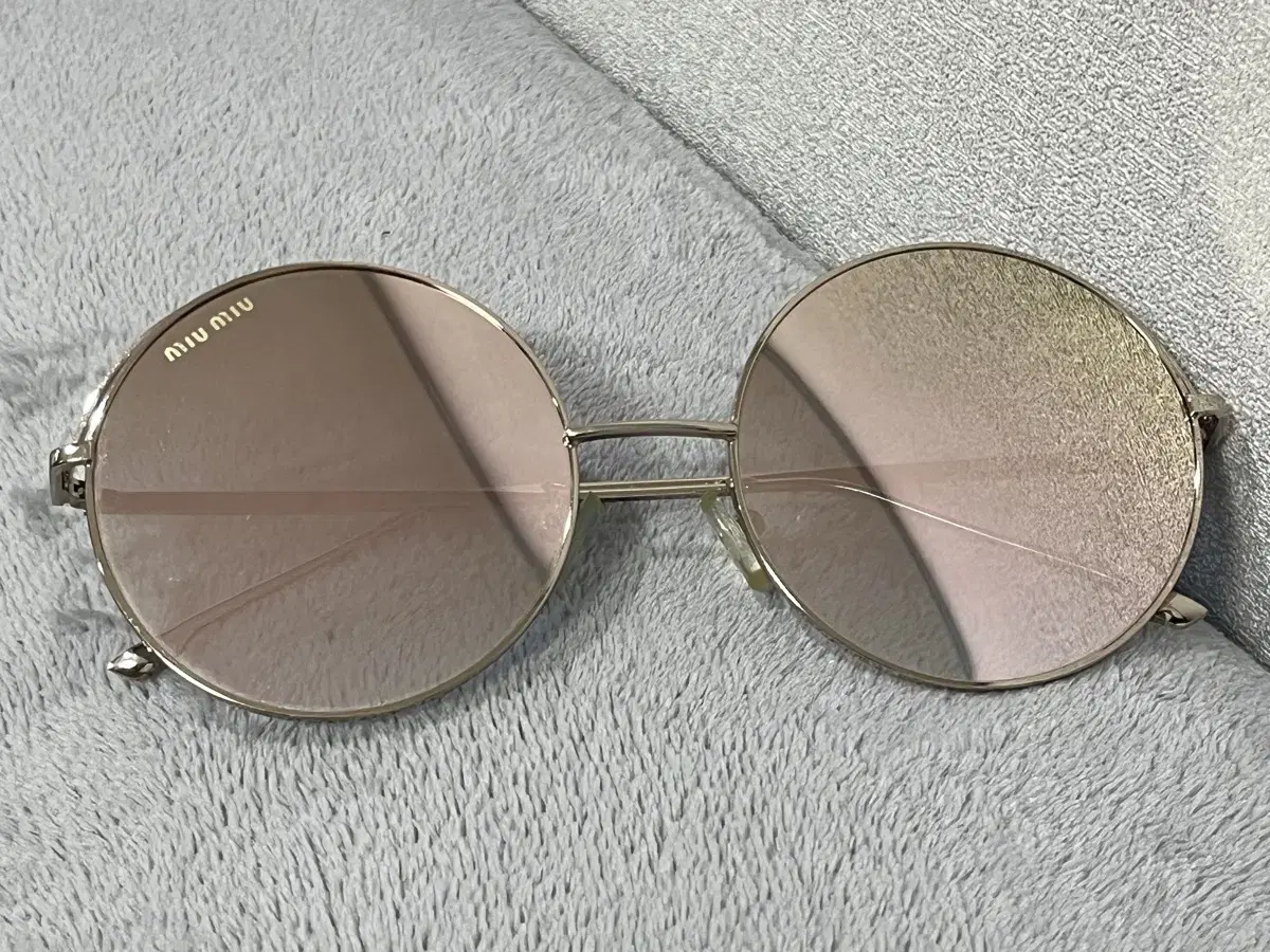 Miu Miu - round mirror sunglasses