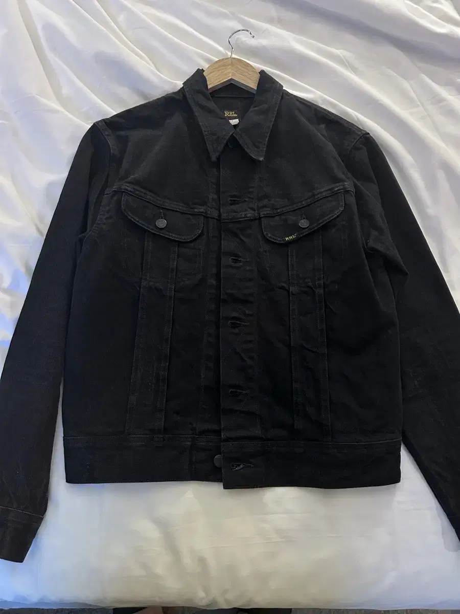 RRL lot 271 블랙 데님 흑청 자켓 M