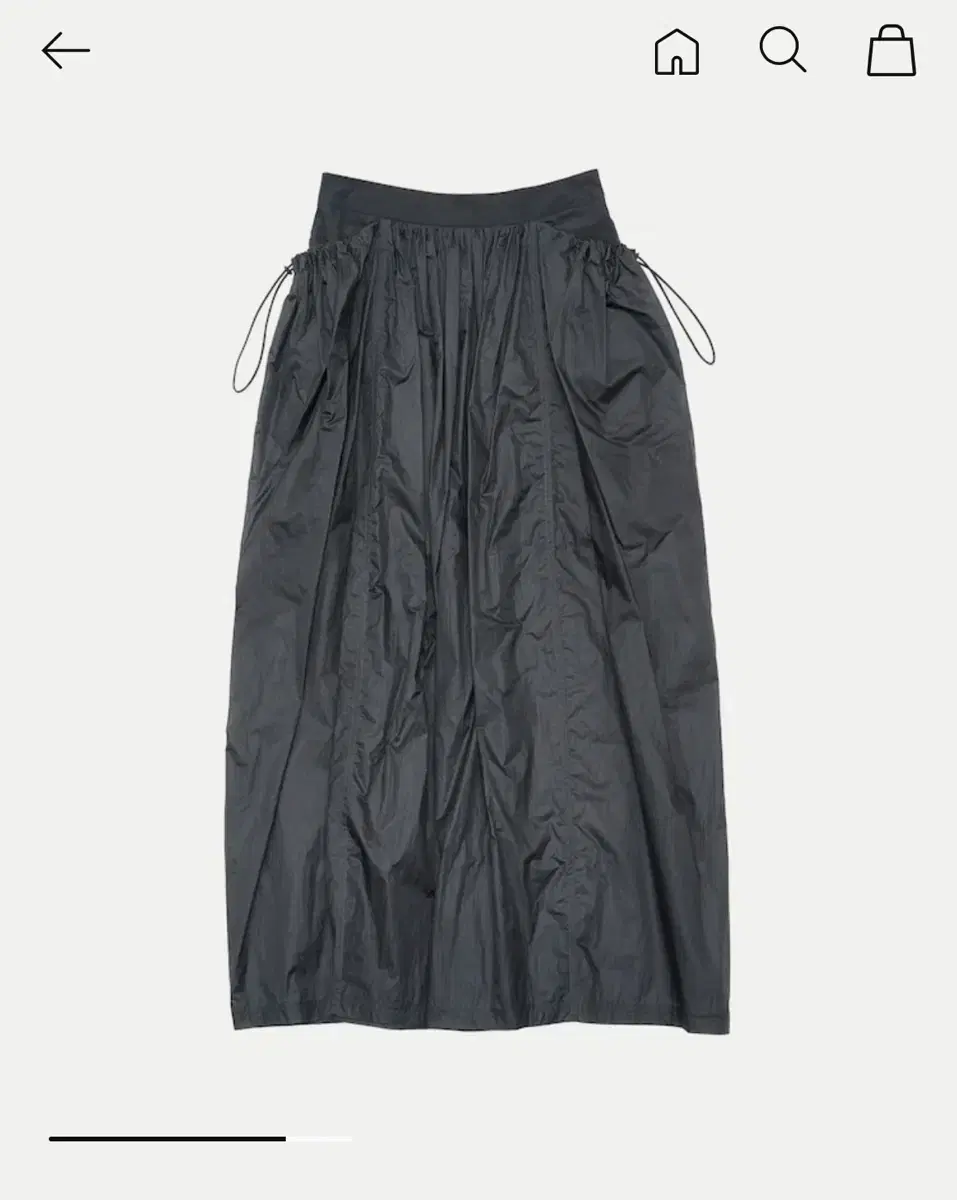 아모멘토 amomento Layered Shirring Skirt