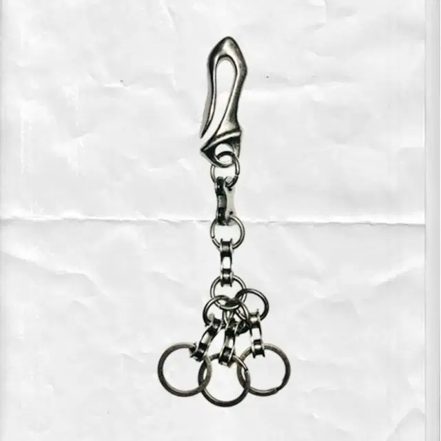 silver keychain karabiner 실버 카라비너 키링