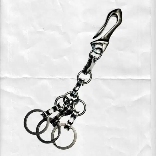 silver keychain karabiner 실버 카라비너 키링