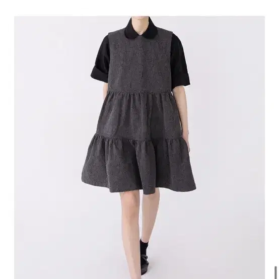 유노이아 eunoia leaf short dress