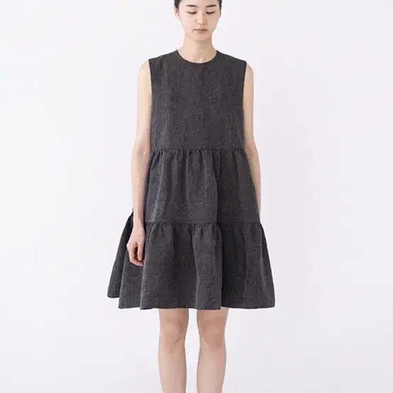 유노이아 eunoia leaf short dress