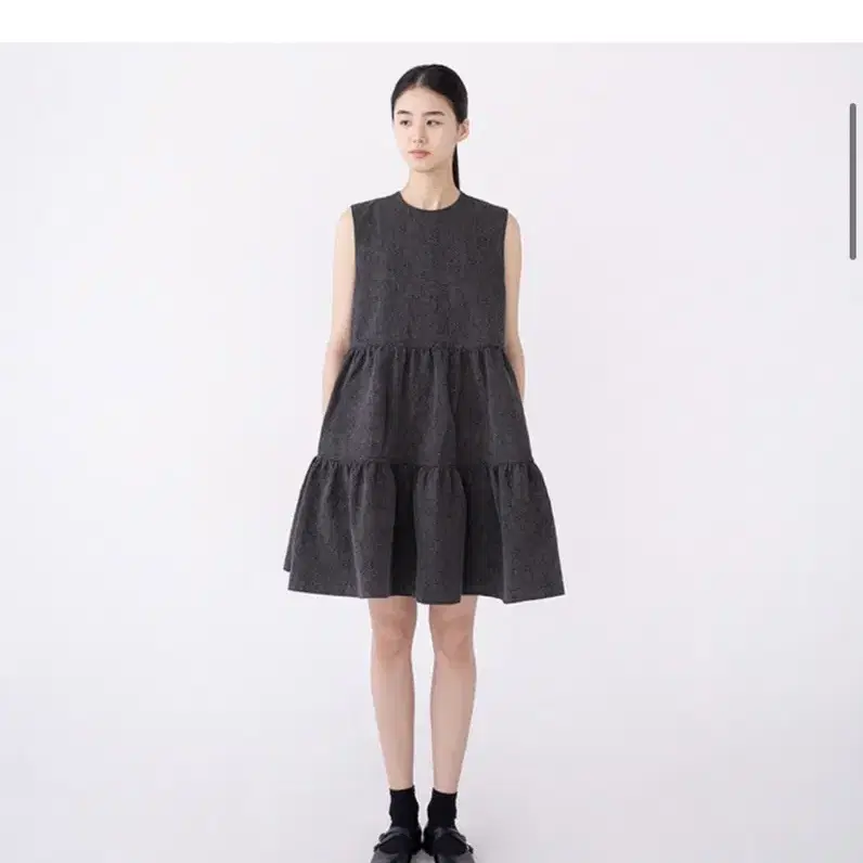 유노이아 eunoia leaf short dress