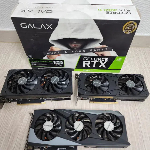 그래픽카드 지포스 RTX 갤럭시,기가바이트 3060 Ti