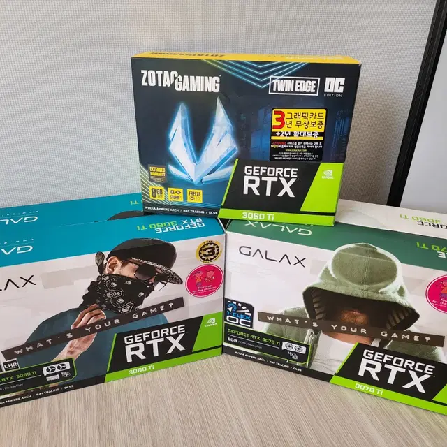 그래픽카드 지포스 RTX 갤럭시,아이노3D 3060 Ti