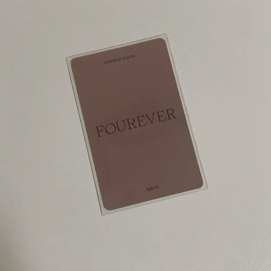 [판매완료] 데이식스 FOUREVER JYP SHOP 특전 (성진)