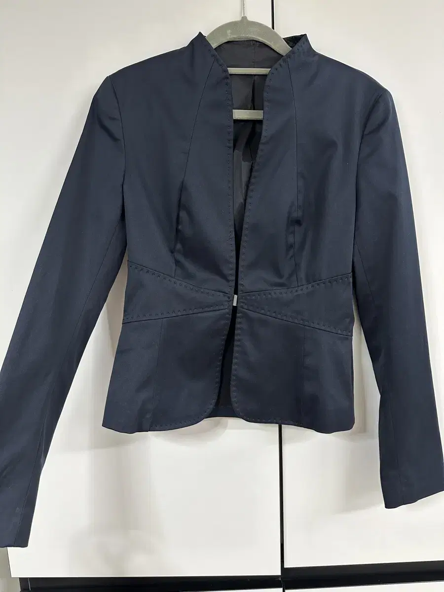 Navy suit jacket size S