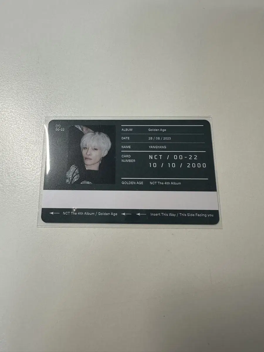 NCT Golden E.JI Collecting Transportation Card yangyang Transfer