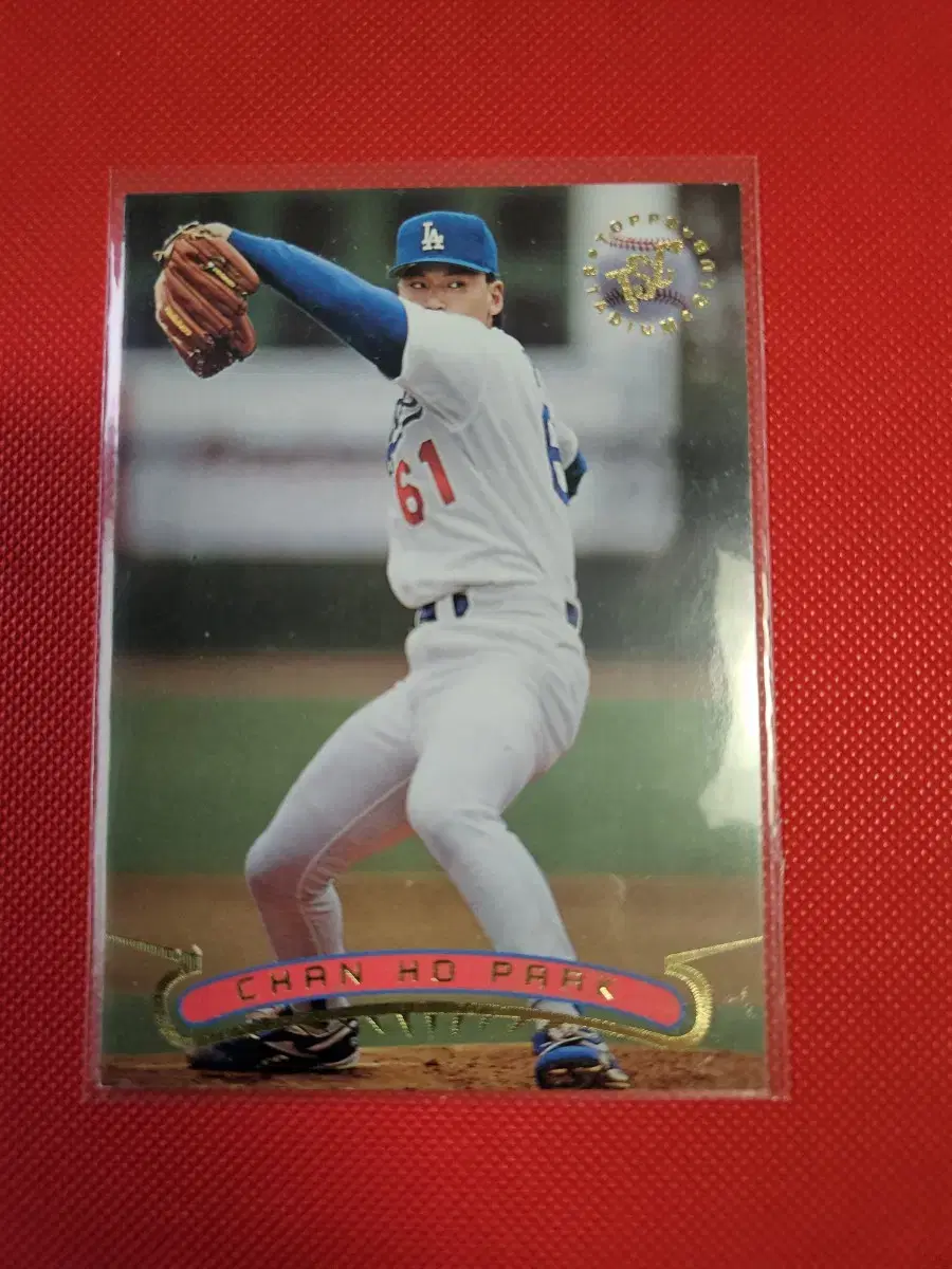 박찬호 1996 Topps Stadium Club base 카드