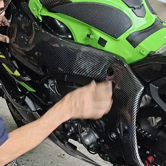 가와사키 닌자zx10r ABS. 개인 팜