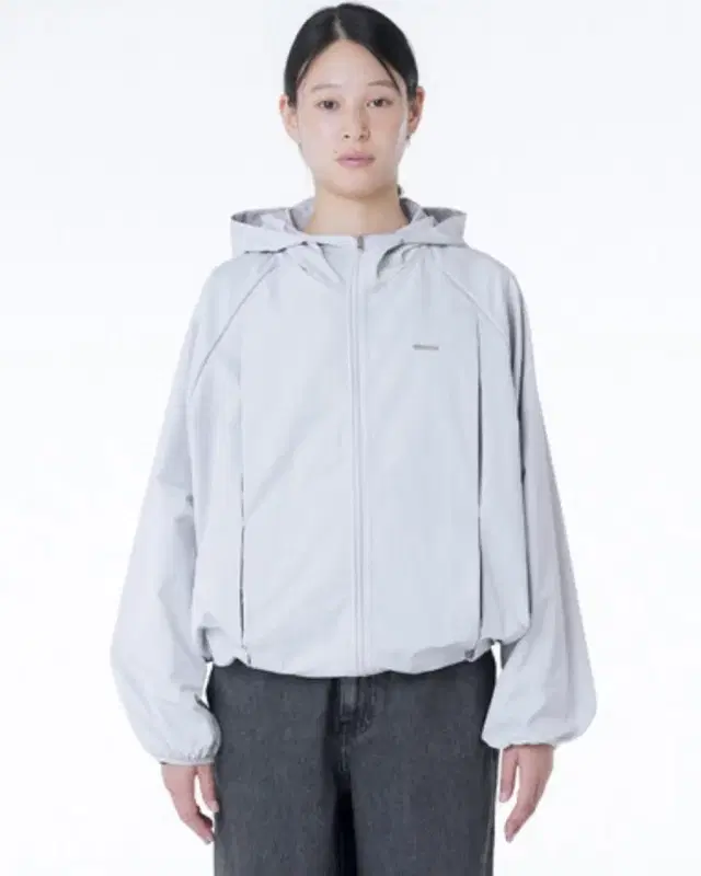 미세키서울 Hoodie windbreaker jacket GREY