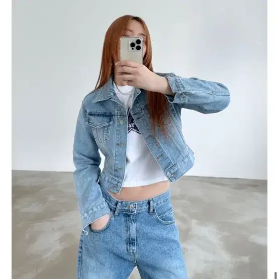 이너뮤트 cool denim jacket