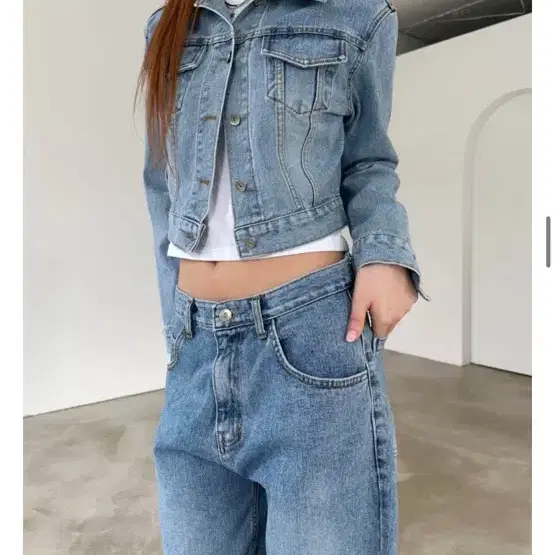 이너뮤트 cool denim jacket