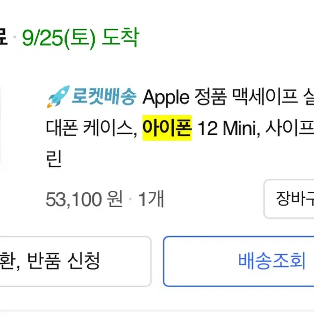 아이폰12미니 정품 케이스 맥세이프 사이프러스 그린