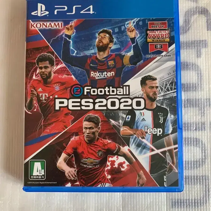 플스4 ps4 위닝20 pes2020