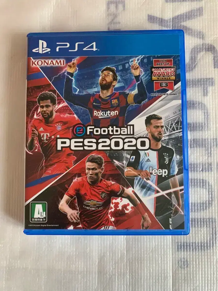 플스4 ps4 위닝20 pes2020