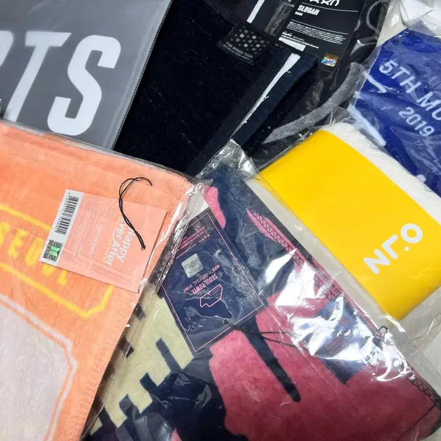 BTS 방탄소년단 공식md 타월 슬로건 일괄