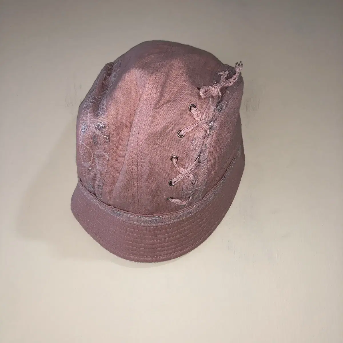 Vintage warm cherry coffee bucket hat