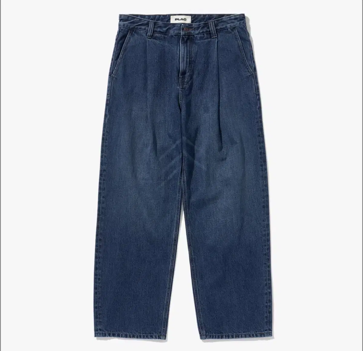 [Flack] One Tuck Wide P57 Washed Denim Pants